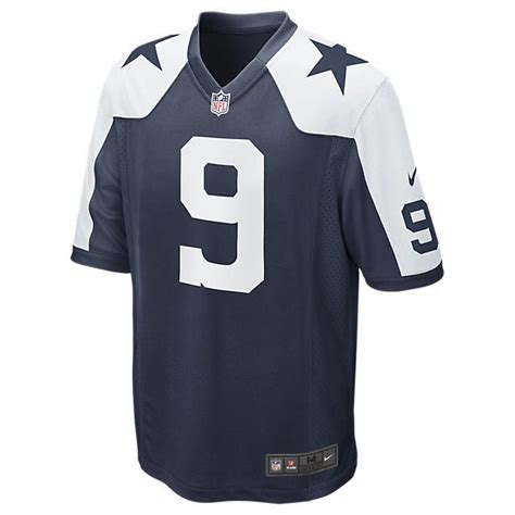 dallas cowboys tony romo 9 nike game replica throwback jersey|where is tony romo now.